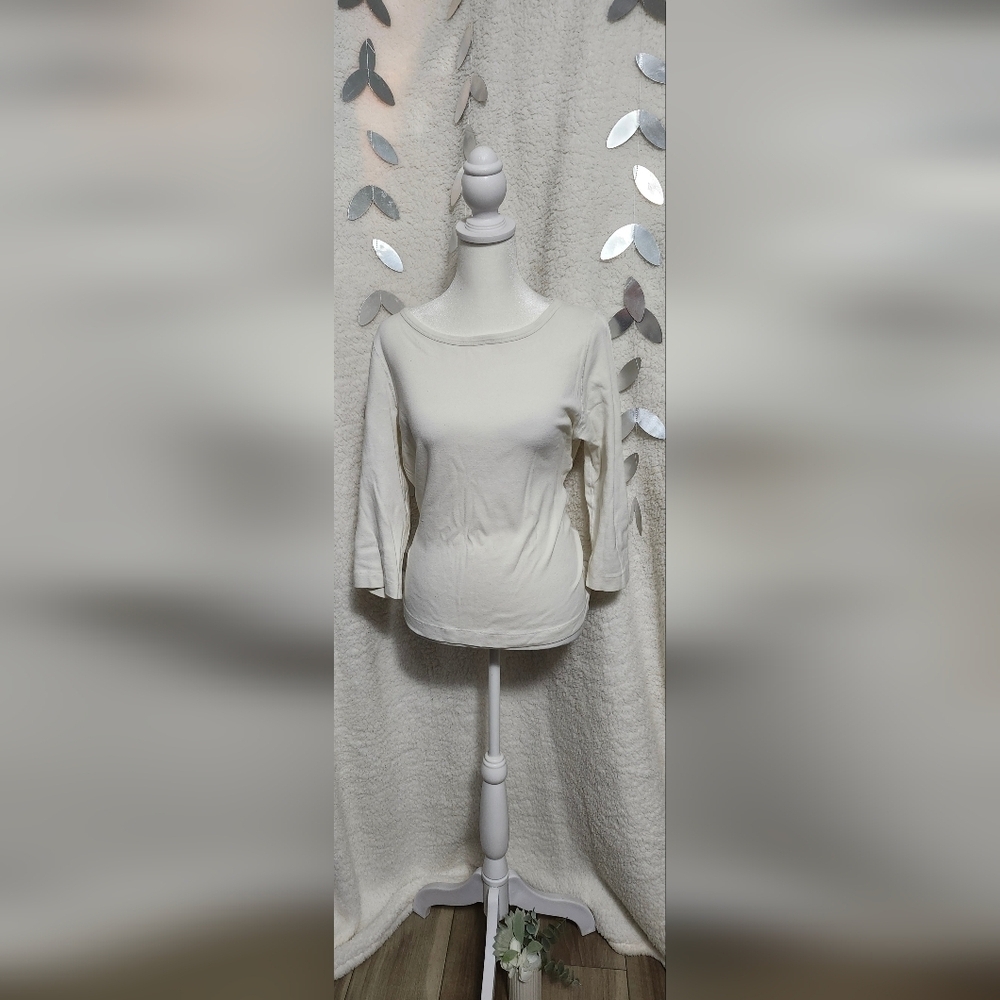 Three Dots 3/4 Sleeve Top Size: XL